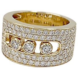 Anillo Messika, "Mover joyas pavimentadas", oro amarillo, diamantes Otro