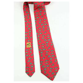 Hermès-Cravates Hermès-Rouge