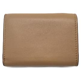 Fendi-*FENDI 8M0395 micro tri-fold wallet tri-fold wallet women's-Golden