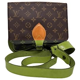 Louis Vuitton-LOUIS VUITTON Monogram Cartouchiere MM Shoulder Bag M51253 LV Auth rz076-Monogram