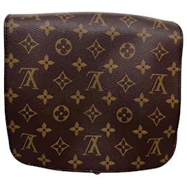 Louis Vuitton-LOUIS VUITTON Monogram Cartouchiere MM Shoulder Bag M51253 LV Auth rz076-Monogram