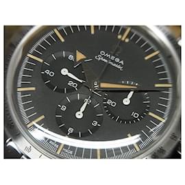 Omega-OMEGA Speedmaster '57 Chronograph 1957 Trilogy 3557 Lot Limited Mens-Silvery