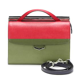 Fendi-fendi Multicolor Leather Demi Jour Bag multicolor-Multiple colors