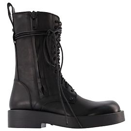 Ann Demeulemeester Maxim Ankle Boots in Black Leather Black