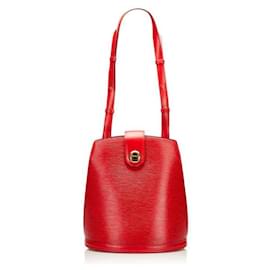 Louis Vuitton-louis vuitton Epi Cluny red-Red