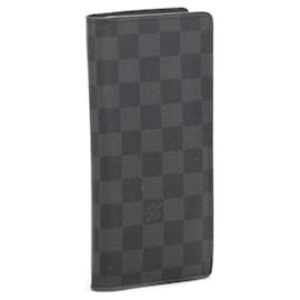 Louis Vuitton-louis vuitton Damier Graphite Brazza black-Black