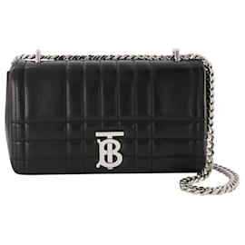 Burberry-Bolso hobo Ll Sm Lola Cl Qxc - Burberry - Negro - Cuero-Negro