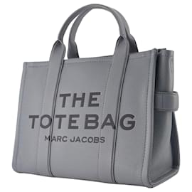 Marc Jacobs-The Medium Tote Bag - Marc Jacobs -  Wolf Grey - Leather-Grey