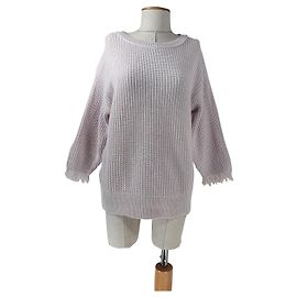 Jersey de lana rosa claro Hémisphère Rosa