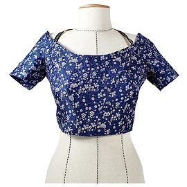 Top Corsetto Etro in Seta e Cotone Multicolore Multicolore