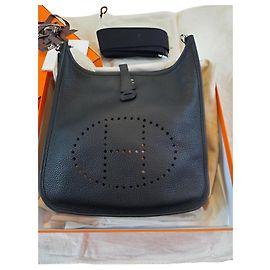 Borsa Hermès Evelyne Nero