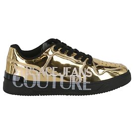 Versace Jeans Couture Metallic-Low-Top-Sneaker Golden Metallisch