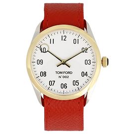 Tom Ford 002 Strap Watch Metallic