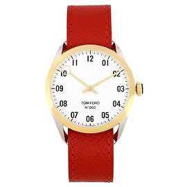 Tom Ford 002 Strap Watch Metallic