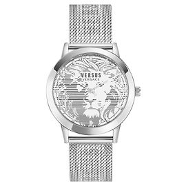 Relógio Pulseira Versus Versace Barbes Domus Prata Metálico