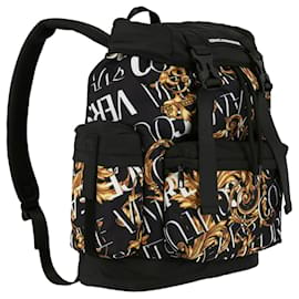 Versace Jeans Couture-Versace Jeans Baroque-Print Logo Backpack-Multiple colors