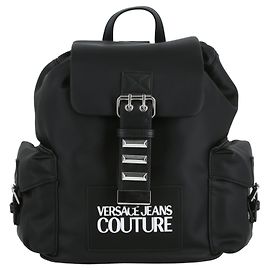 Versace Jeans Couture Versace Jeans Logo Patch Backpack Black