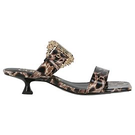 Versace Jeans Couture Versace Jeans Mules à imprimé léopard Autre