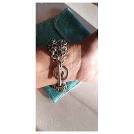 Tiffany & Co-5 strand puffed heart silver bracelet 925-Silvery