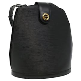 Louis Vuitton-LOUIS VUITTON Epi Cluny Shoulder Bag Black M52252 LV Auth pt5168-Black