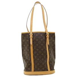 Louis Vuitton-LOUIS VUITTON Monogram Bucket GM Shoulder Bag M42236 LV Auth ro517-Monogram
