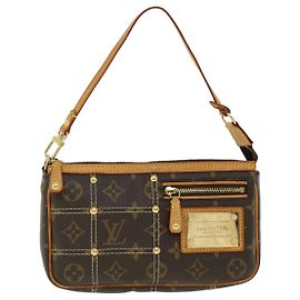 LOUIS VUITTON Monogram Rivet Pochette Accessoires Pochette M40141 Auth LV 32966A Autre