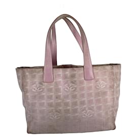 Chanel-Pink New Travel Line Shoulder Bag-Pink
