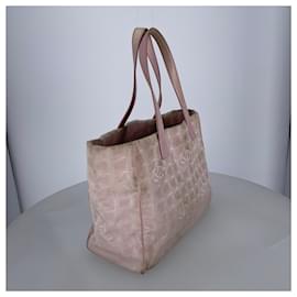 Chanel-Pink New Travel Line Shoulder Bag-Pink