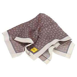 Fendi-Brown Cotton Fendi Scarf-Brown
