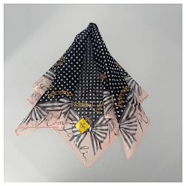 Fendi-Pink Fabric Fendi Scarf-Black