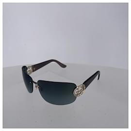 Gucci-Brown Plastic Gucci Sunglasses-Black