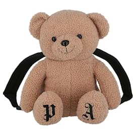 Palm Angels-Palm Angels Teddy Bear Backpack-Brown