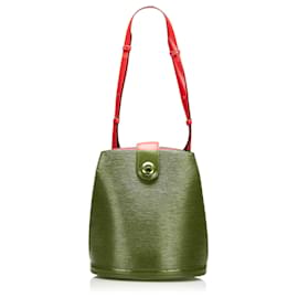 Louis Vuitton-Louis Vuitton Red Epi Cluny -Red