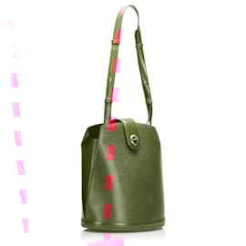 Louis Vuitton-Louis Vuitton Red Epi Cluny -Red