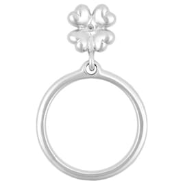 Dior-DIOR Clover Charm Diamond Ring-White