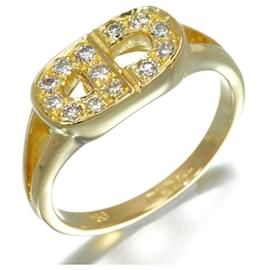 Dior-Dior Diamond Ring-Gold hardware