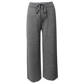 Max Mara Track Pants in Grey Wool Grey