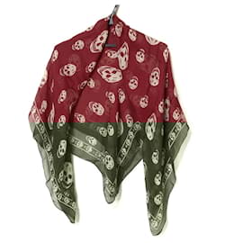 Alexander Mcqueen-Alexander McQueen skull-Red
