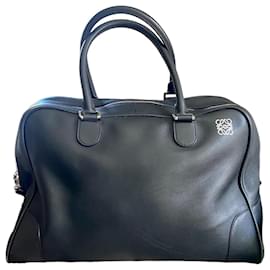 Loewe-Loewe Black Travel Amazona bag-Black