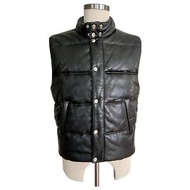 Loewe Black nappa padded vest Black