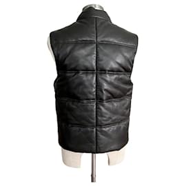 Loewe-Loewe Black nappa padded vest-Black