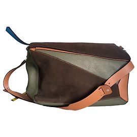 Loewe Borsa puzzle da viaggio multicolore patchwork Multicolore