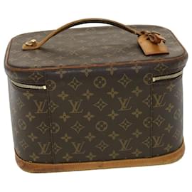 Louis Vuitton-Bolsa de mão bonita com monograma LOUIS VUITTON 2maneira M47280 LV Auth ac1149-Monograma