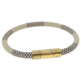 LOUIS VUITTON Damier Azur Pulseira Keep It Pulseira M6138Autenticação E LV3307 Outro