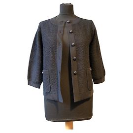 Chanel Uniform-Cardigan Schwarz
