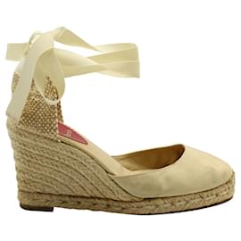 Christian Louboutin-Beige Espadrilles-Flesh