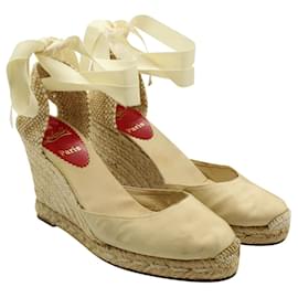 Christian Louboutin-Beige Espadrilles-Flesh