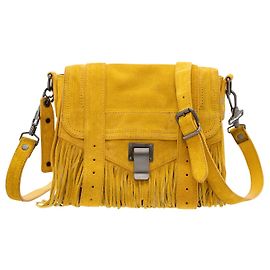 Proenza Schouler PS1 Tiny Suede bag Yellow