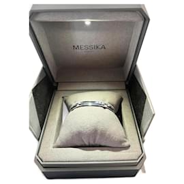 Messika-Move Romane Women's White Gold Diamond Bangle Messika Bracelet New-Silver hardware