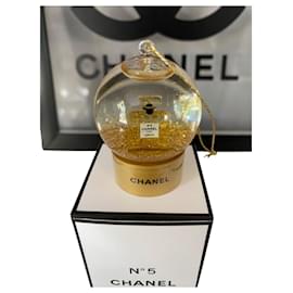 Chanel-Mini CHANEL Christmas snow globe n° 5-Golden